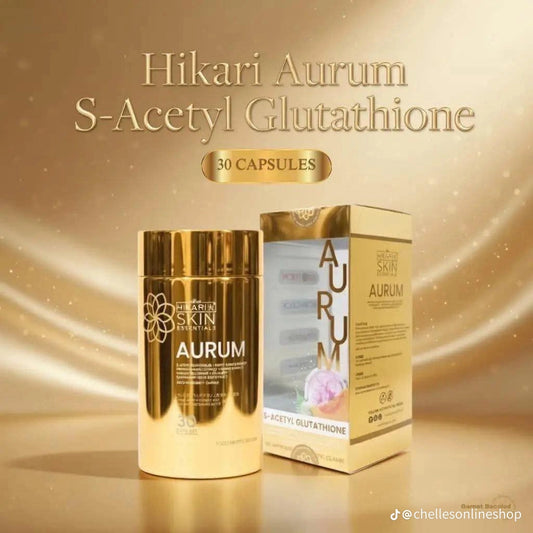 Hikari Skin Essentials AURUM S-Acetyl Glutathione 30 caps