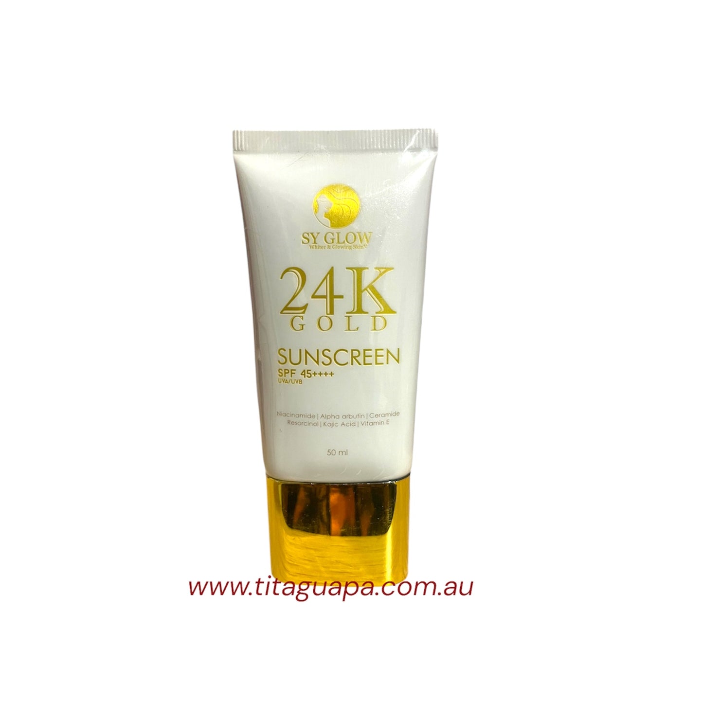 SY Glow 24K Gold Sunscreen SPF45 ++++ UVA/UVB  50ml