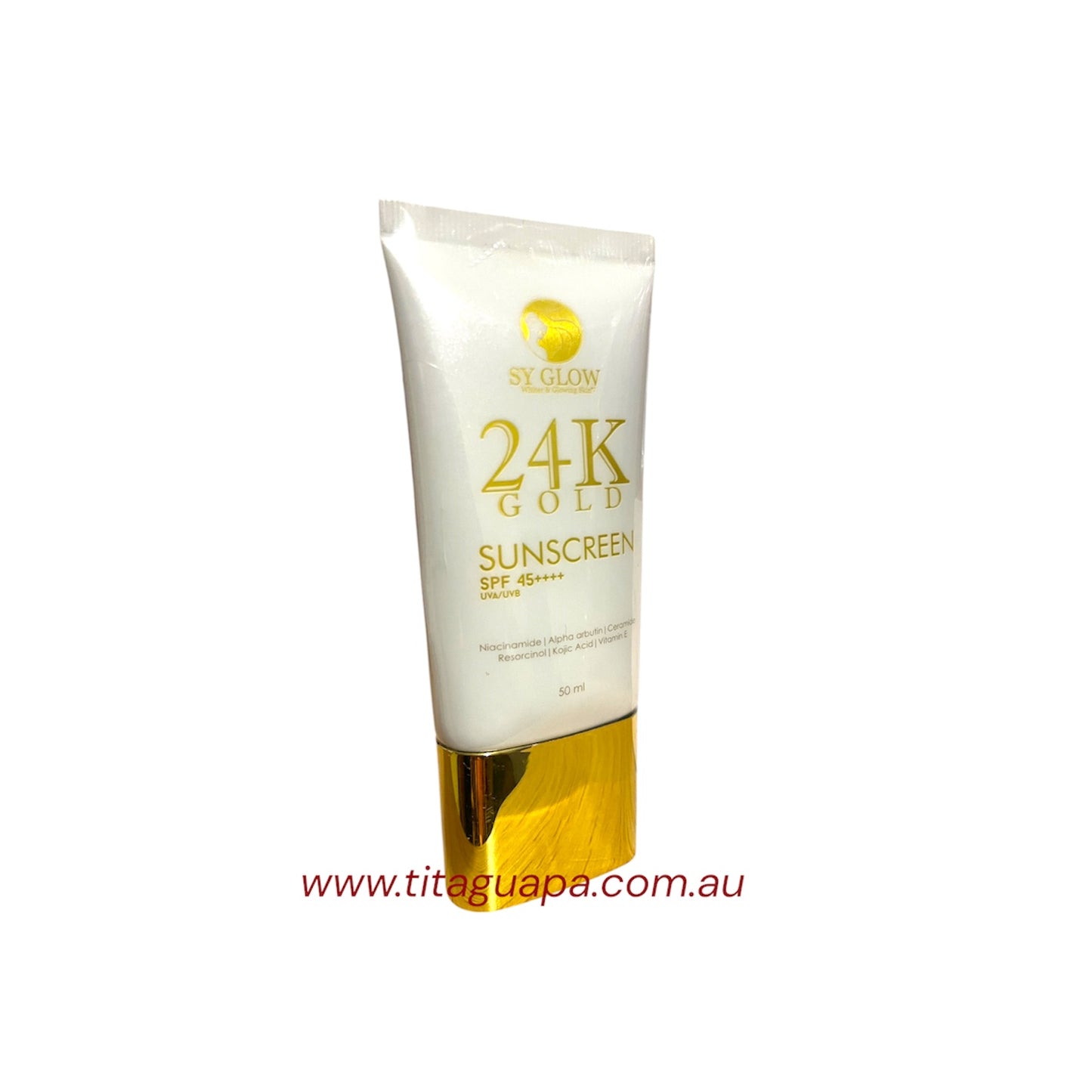 SY Glow 24K Gold Sunscreen SPF45 ++++ UVA/UVB  50ml
