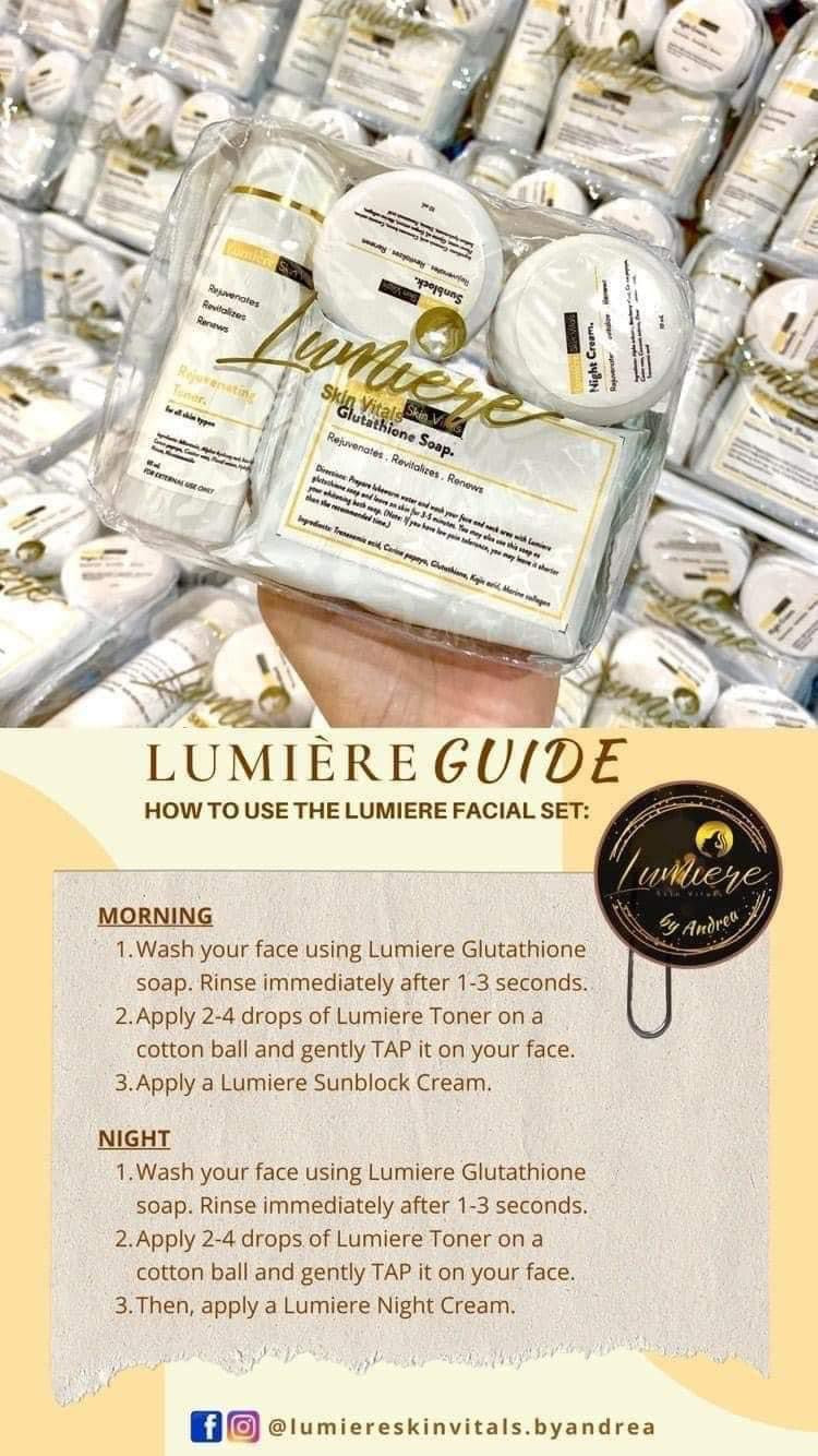 Lumiere Skin Vitals Facial Set