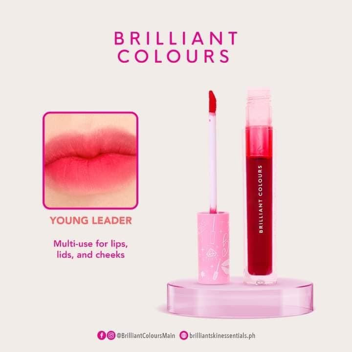 Brilliant Colours Lip and Cheek Tint ( YOUNG LEADER ) Peachy Pink