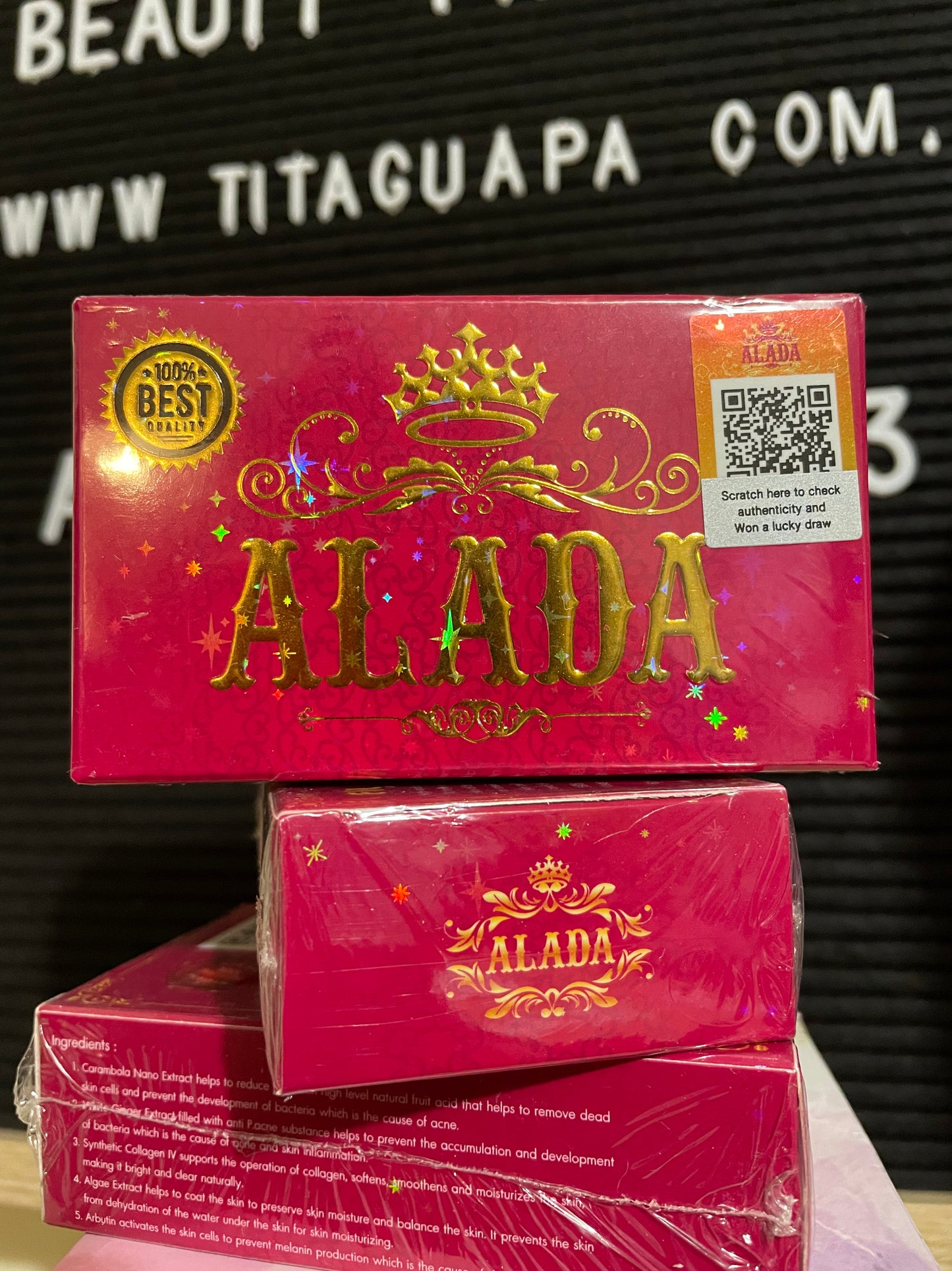 Alada Instant Whitening Soap 10g