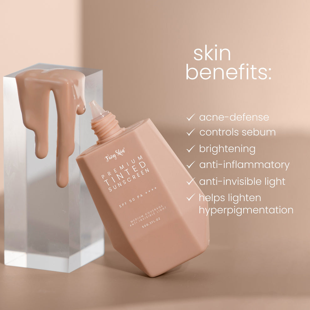 Fairy Skin Premium Tinted Sunscreen SPF50 PA ++++ 50g