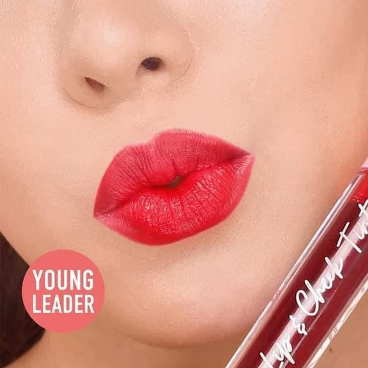 Brilliant Colours Lip and Cheek Tint ( YOUNG LEADER ) Peachy Pink