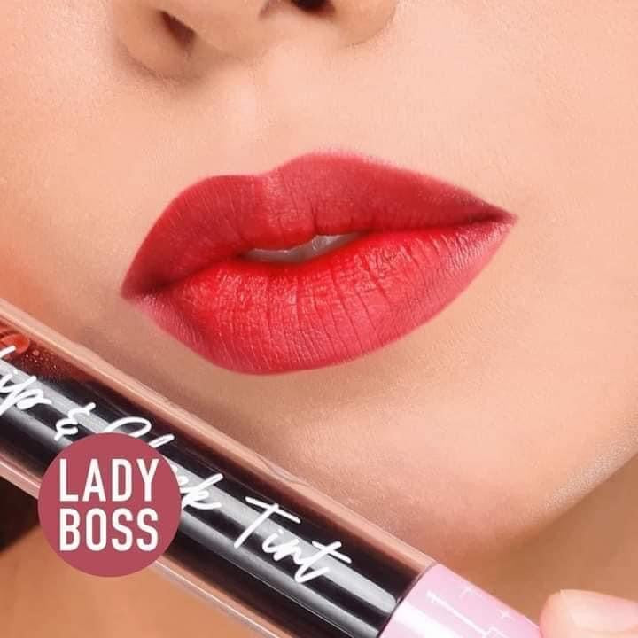 Brilliant Colours Lip and Cheek Tint ( LADY BOSS ) Terracotta Pink