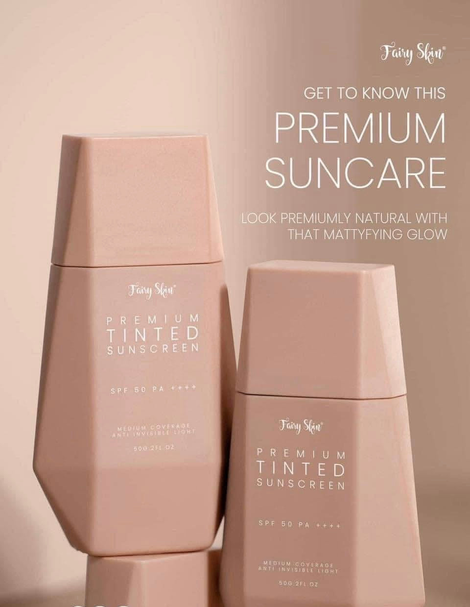 Fairy Skin Premium Tinted Sunscreen SPF50 PA ++++ 50g