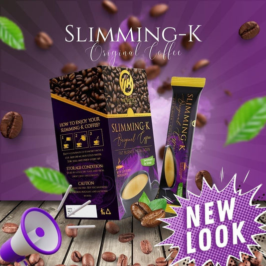 Slimming-K Original Coffee by MK’SMETICS Madam Kilay, Fat Burner + Collagen