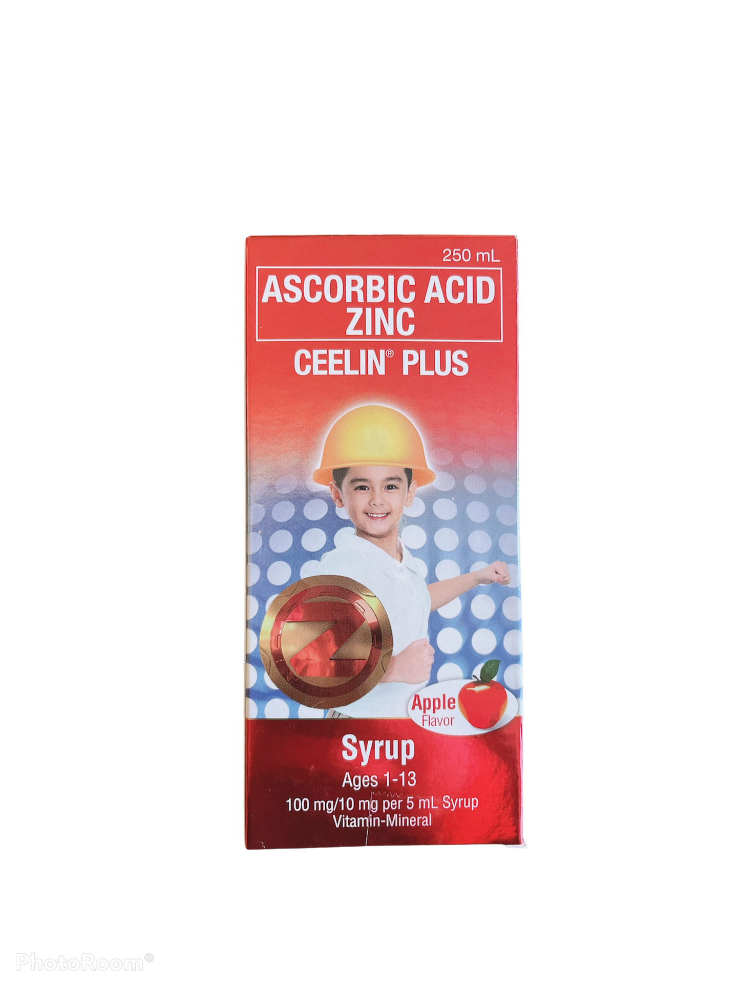 Ceelin Plus Syrup Arcorbic Acid Zinc (Ages 1-13) 250ml