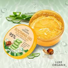 LUXE ORGANIX Aloe Vera & Snail Soothing Gel 95% 300ml