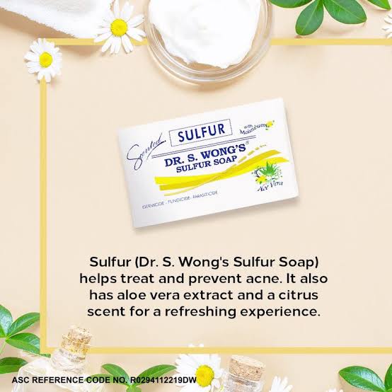 Dr. S. Wong’s Sulfur Soap with Moisturizer 80g