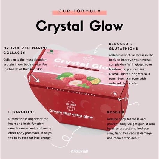 Crystal Glow - Lychee Flavor Collagen Juice Drink