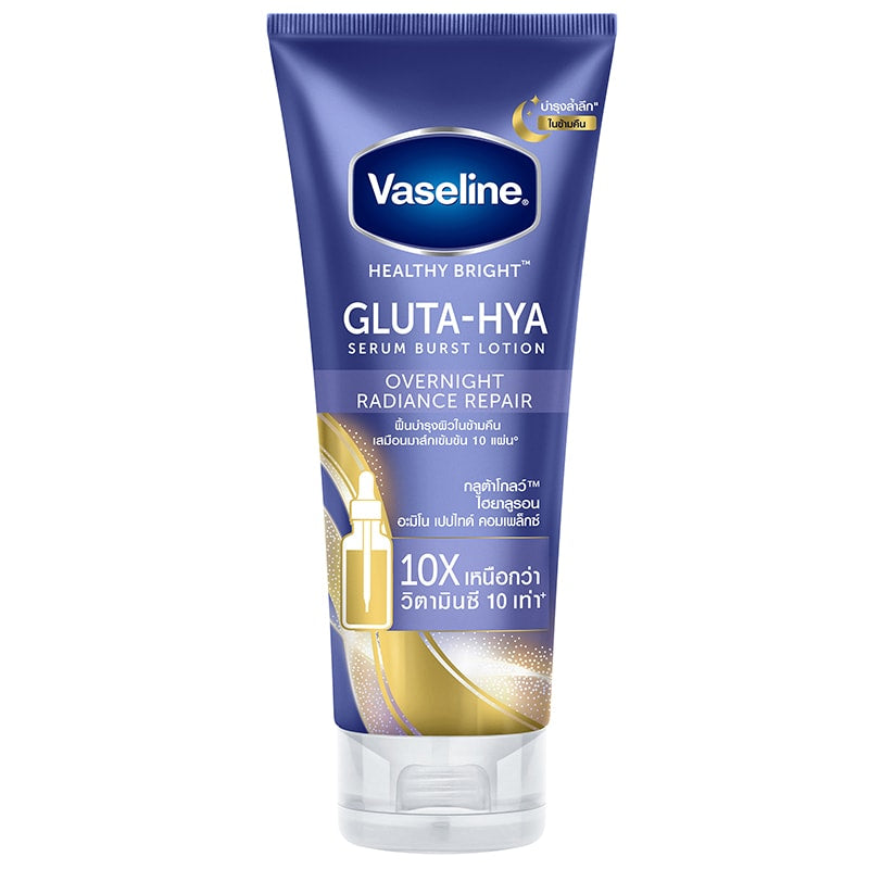 VASELINE Gluta- HYA Serum Burst Lotion Overnight Radiance Repair 330ml
