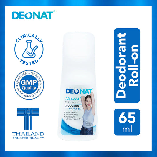 DEONAT Natural Mineral Deodorant Roll-On 65ml