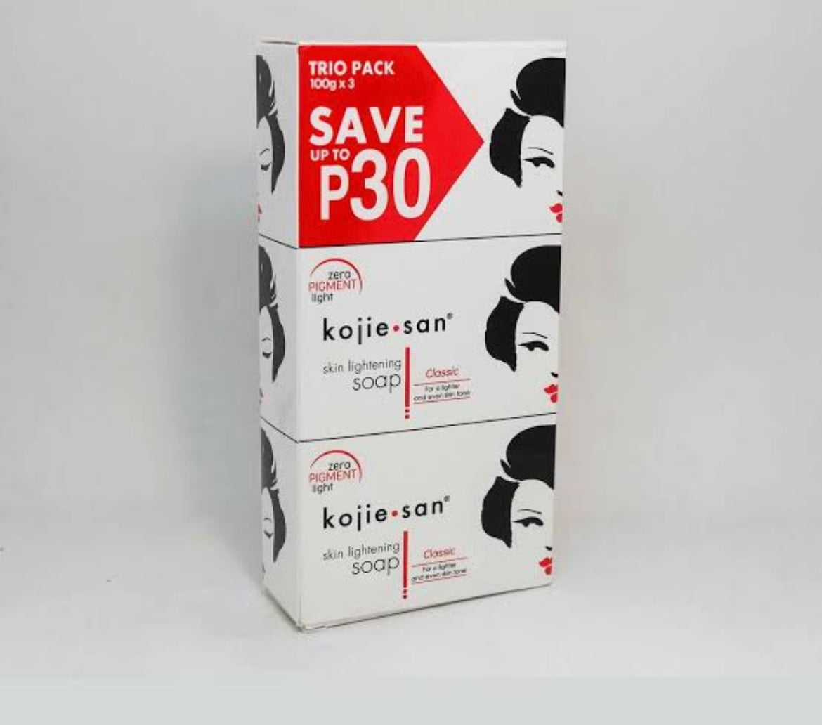 Kojie San Soap 100g X 3 bars (Trio Pack)