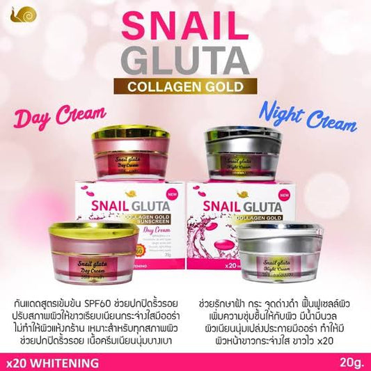 SNAIL GLUTA Collagen Gold Day & Night Cream