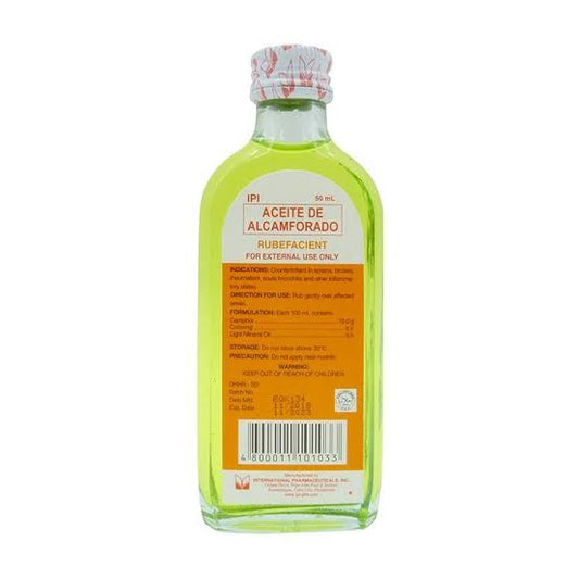 Aceite De Alcamforado 50ml
