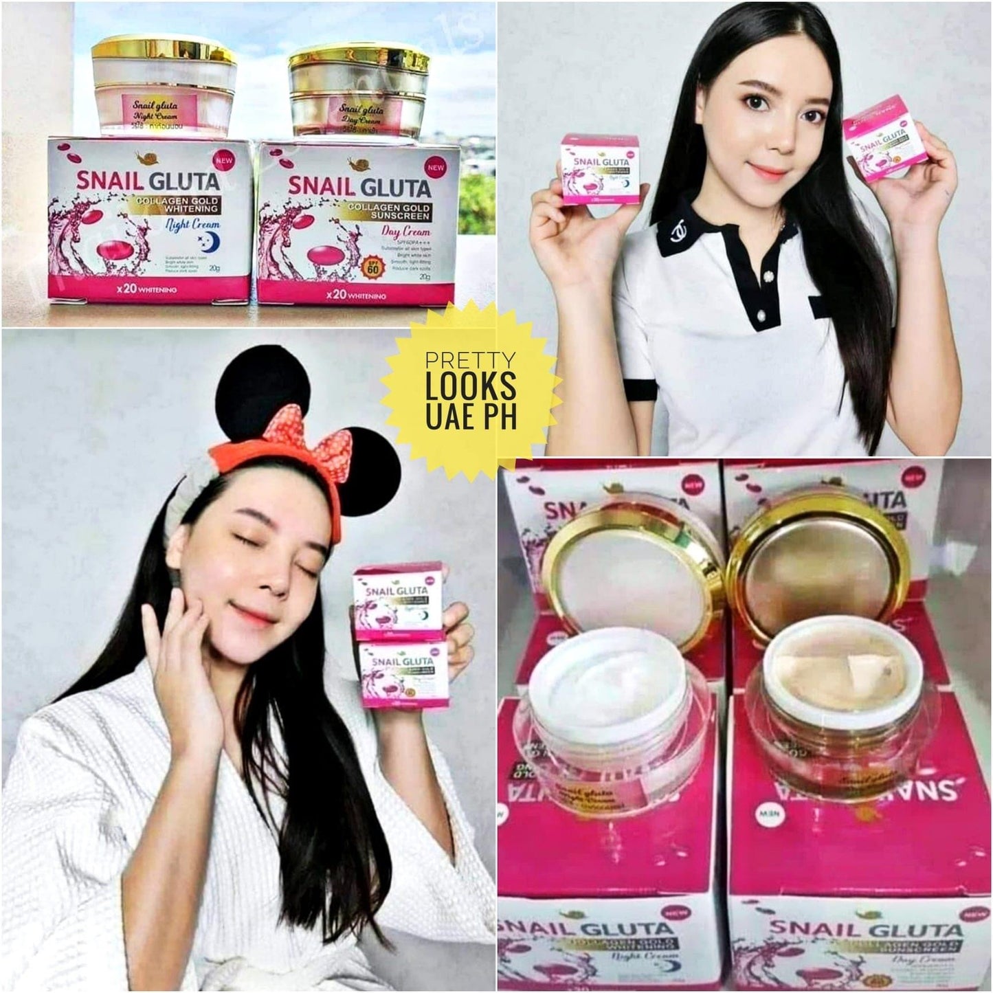 SNAIL GLUTA Collagen Gold Day & Night Cream