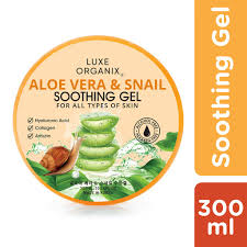 LUXE ORGANIX Aloe Vera & Snail Soothing Gel 95% 300ml